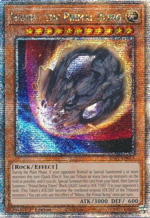 Nibiru, the Primal Being (Quarter Century Secret Rare) (RA01-EN015) - 25th Anniversary Rarity Collection 1st Edition