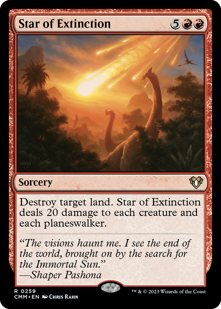 Star of Extinction (CMM-259) - Commander Masters