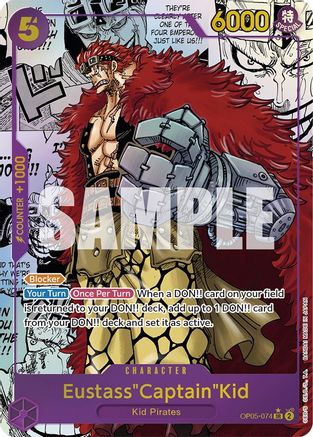 Eustass "Captain" Kid Alt Art (Manga)