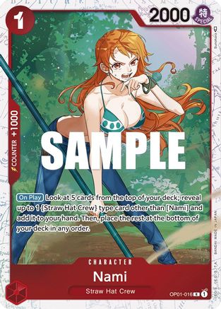 Nami - OP01-016 (Ultra Deck: The Three Captains) (OP01-016) - One Piece Promotion Cards Foil