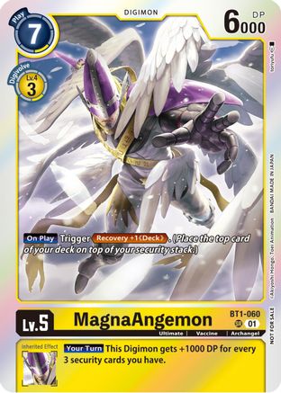 MagnaAngemon - BT1-060 (Blast Ace Double Pack Set) (BT1-060) - Release Special Booster Foil