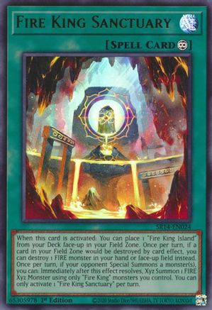 Fire King Sanctuary (SR14-EN024) - Structure Deck: Fire Kings 1st Edition