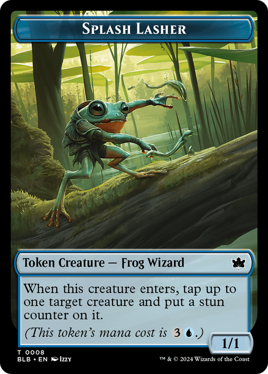 Splash Lasher (TBLB-008) - Bloomburrow Tokens