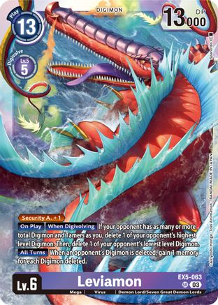 Leviamon (EX5-063) - Animal Colosseum Foil