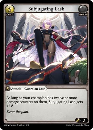 Subjugating Lash (084) - Alchemical Revolution Foil