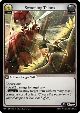 Swooping Talons (086) - Alchemical Revolution Foil