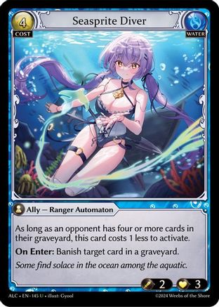 Seasprite Diver (145) - Alchemical Revolution Foil