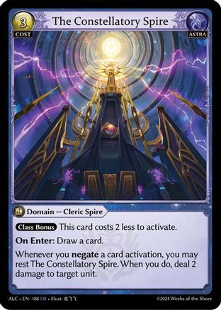 The Constellatory Spire (188) - Alchemical Revolution Foil