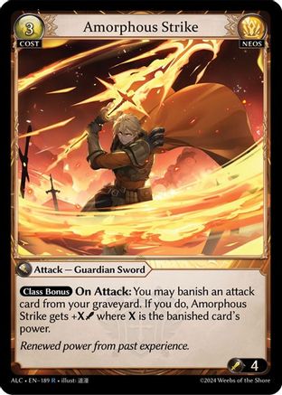 Amorphous Strike (189) - Alchemical Revolution Foil