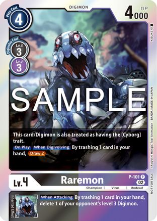 Raremon - P-101 (Limited Card Pack Ver.2) (P-101) - Digimon Promotion Cards Foil