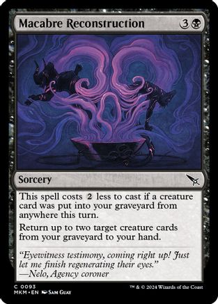 Macabre Reconstruction Foil