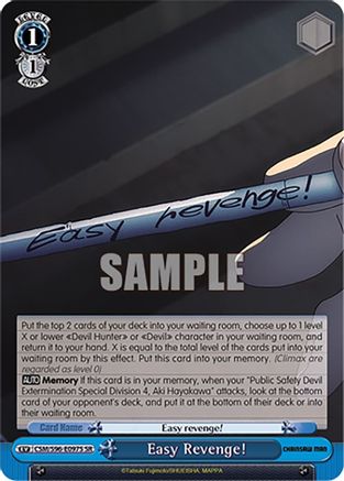 Easy Revenge! (SR) (CSM/S96-E097S SR) - Chainsaw Man
