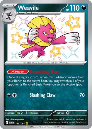 Weavile Baby Shiny