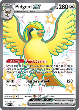 Pidgeot ex FA Shiny