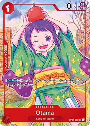 Otama (Japanese 1st Anniversary Set) (OP01-006) - One Piece Promotion Cards Foil