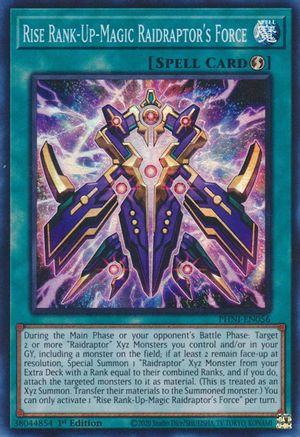 Rise Rank-Up-Magic Raidraptor's Force
