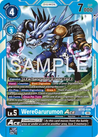 WereGarurumon Ace SR