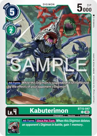 Kabuterimon (BT15-047) - Exceed Apocalypse