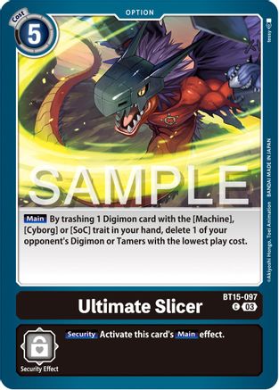 Ultimate Slicer (BT15-097) - Exceed Apocalypse