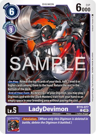 LadyDevimon (BT15-077) - Exceed Apocalypse