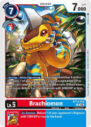 Brachiomon (BT15-016) - Exceed Apocalypse