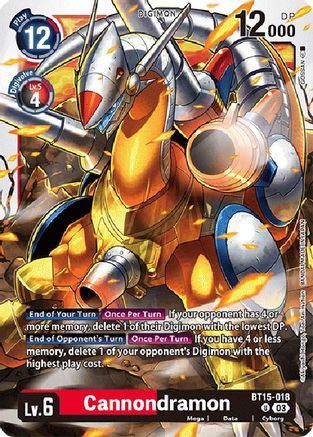 Cannondramon (BT15-018) - Exceed Apocalypse