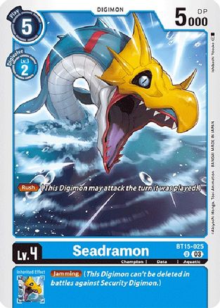 Seadramon (BT15-025) - Exceed Apocalypse