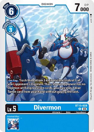 Divermon (BT15-028) - Exceed Apocalypse