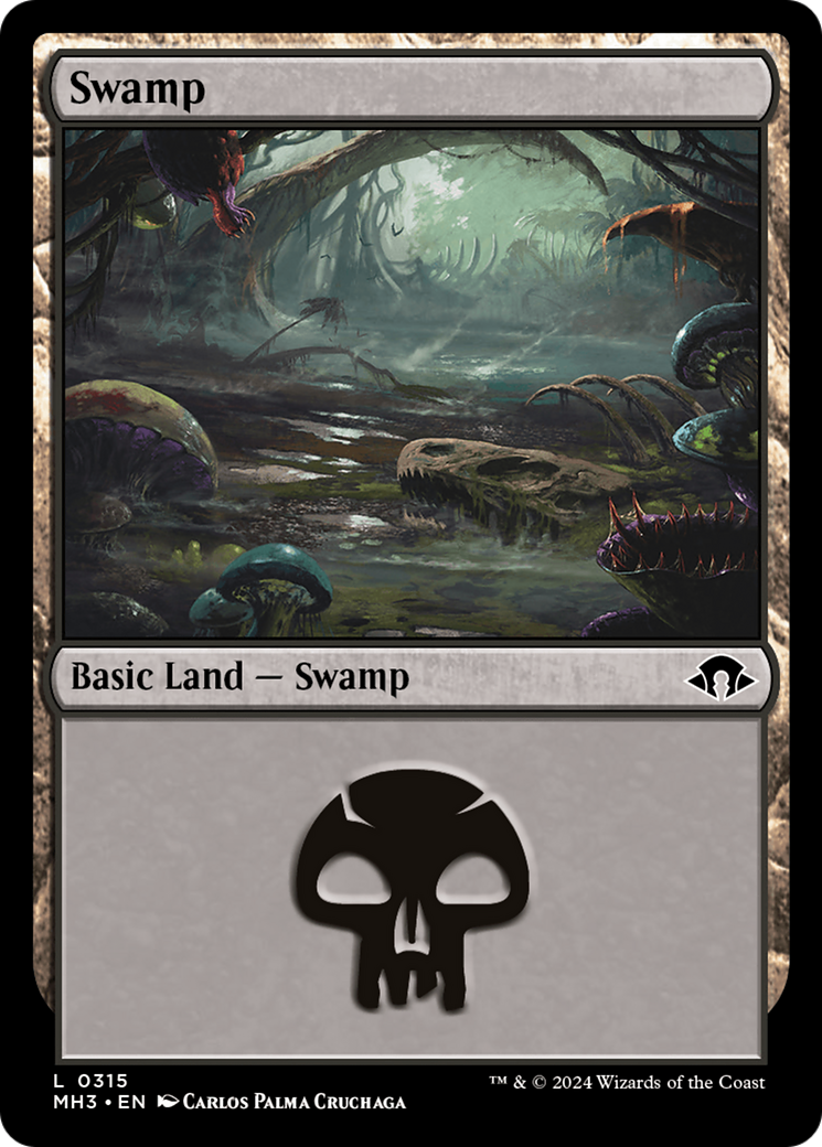 Swamp (MH3-315) - Modern Horizons 3 Foil