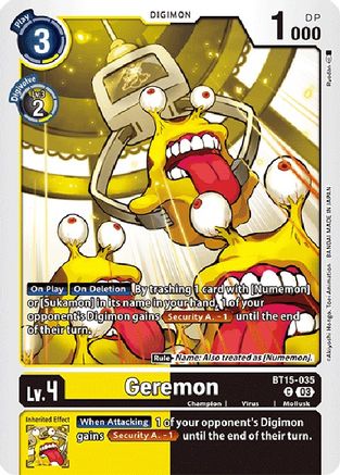 Geremon (BT15-035) - Exceed Apocalypse