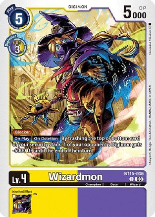 Wizardmon (BT15-036) - Exceed Apocalypse