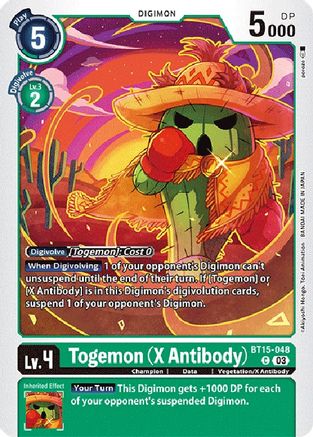 Togemon (X Antibody) (BT15-048) - Exceed Apocalypse