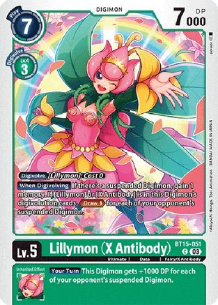 Lillymon (X Antibody) (BT15-051) - Exceed Apocalypse