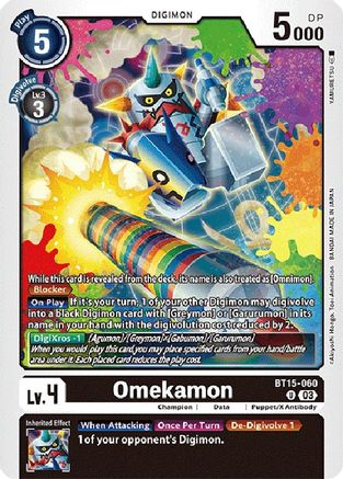 Omekamon (BT15-060) - Exceed Apocalypse