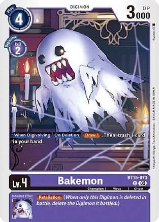 Bakemon (BT15-073) - Exceed Apocalypse