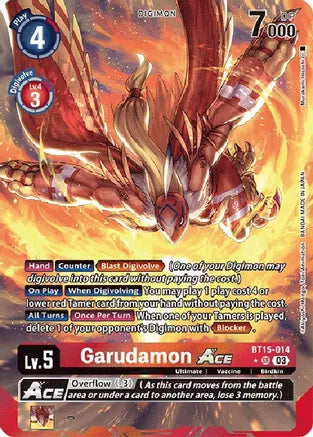 Garudamon Ace SR Alt Art