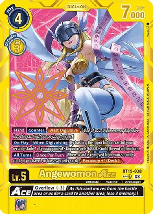 Angewomon ACE (Special Rare) (BT15-038) - Exceed Apocalypse Foil