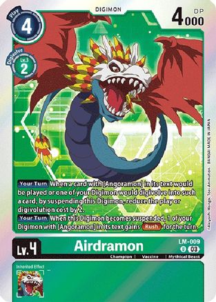 Airdramon (English Exclusive) (LM-009) - Exceed Apocalypse Foil