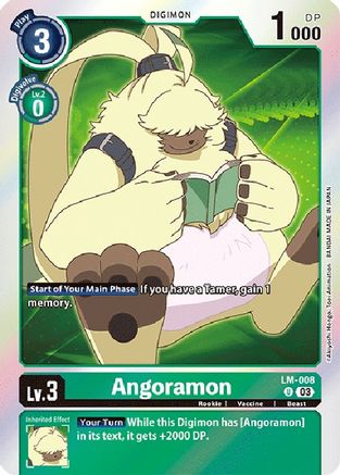 Angoramon (English Exclusive) (LM-008) - Exceed Apocalypse Foil