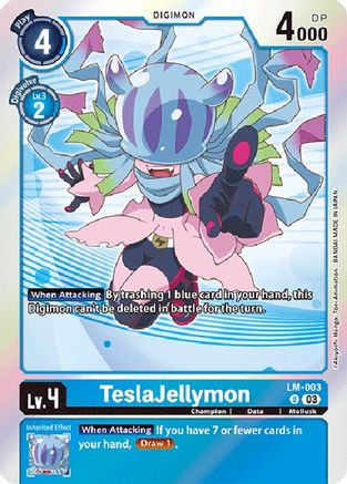 TeslaJellymon (English Exclusive) (LM-003) - Exceed Apocalypse Foil