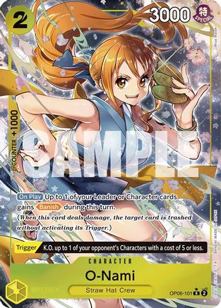 O-Nami (Alternate Art) (OP06-101) - Wings of the Captain Foil