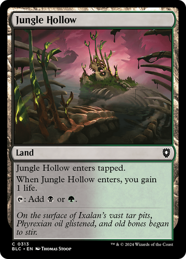 Jungle Hollow (BLC-313) - Bloomburrow Commander