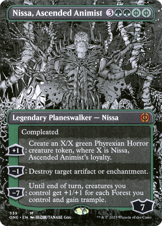 Nissa, Ascended Animist Borderless  339