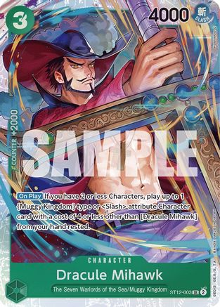 Dracule Mihawk (ST12-003) - Starter Deck 12: Zoro and Sanji Foil