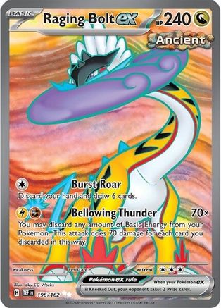 Raging Bolt ex 196 - SV05 Temporal Forces Holofoil