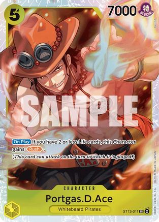 Portgas.D.Ace (011) (ST13-011) - Ultra Deck: The Three Brothers Foil