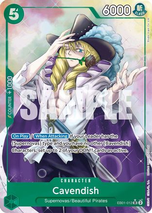 Cavendish (Alternate Art) (EB01-012) - Extra Booster: Memorial Collection Foil