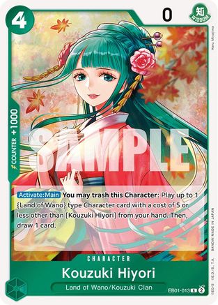 Kouzuki Hiyori (EB01-013) - Extra Booster: Memorial Collection Foil