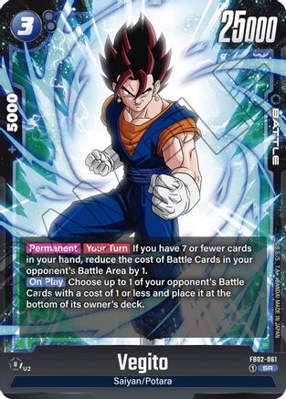 Vegito - FB02-061 (FB02-061) - Blazing Aura Holofoil