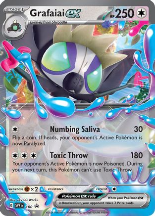 Grafaiai ex - 100 100 - SV Scarlet & Violet Promo Cards Holofoil